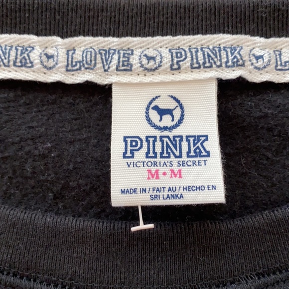 PINK VICTORIA’S SECRET LEOPARD PRINT SWEATSHIRT - Picture 4 of 10